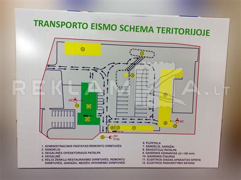 Transporto įmonės schema