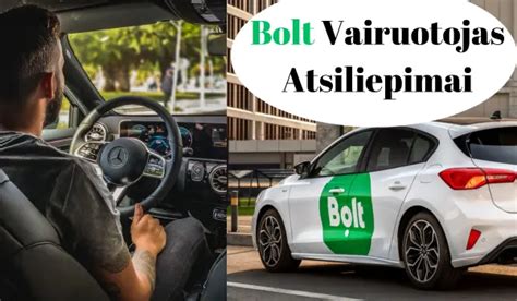 Bolt vairuotojo darbas