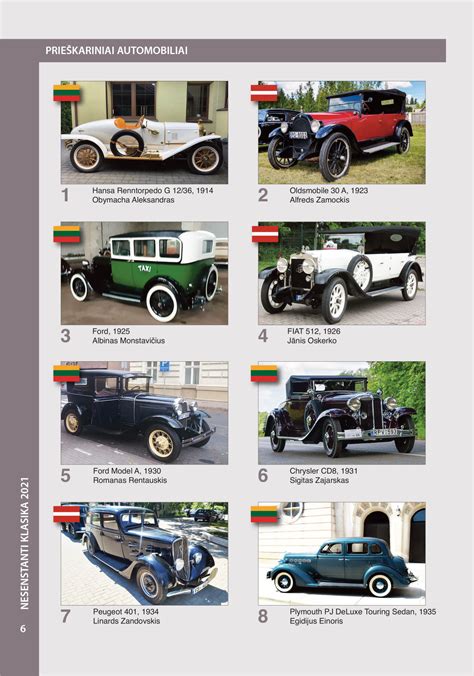 Senovinių automobilių nuotraukos, sukeliančios nostalgiją