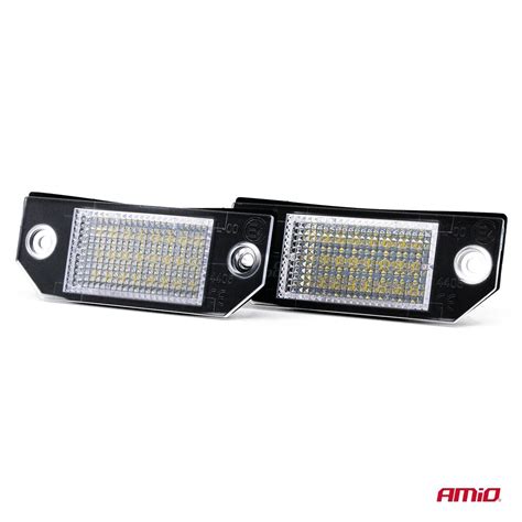 LED numerio apšvietimo žibintas automobilyje