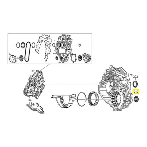 Volvo automatinės greičių dėžės schema