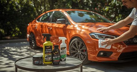 Automobilio dažų priežiūros priemonės