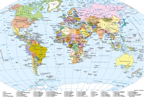 Žemėlapis su šalimis, kuriose taikomi skirtingi minimalūs nuomos laikotarpiai