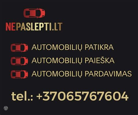 Nuomojamo automobilio patikra