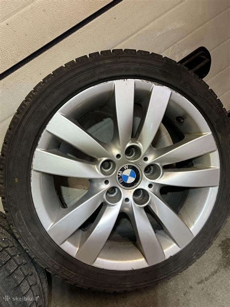 BMW E39 ratlankiai su žieminėmis padangomis