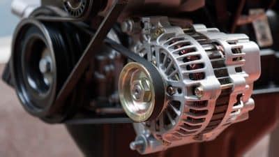 Generatoriaus dirželio schema