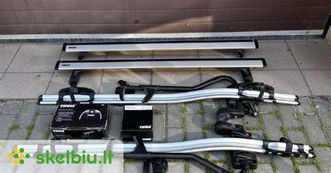 Thule stogo laikikliai ant automobilio