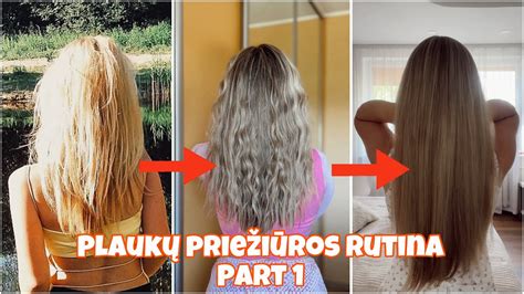 Plaukų priežiūros rutina