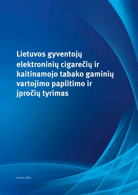 Statistika apie nepilnamečių elektroninių cigarečių vartojimo augimą
