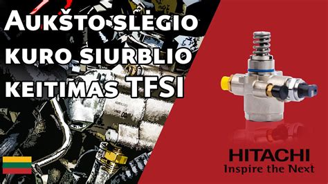 Aukšto slėgio kuro siurblio veikimo schema