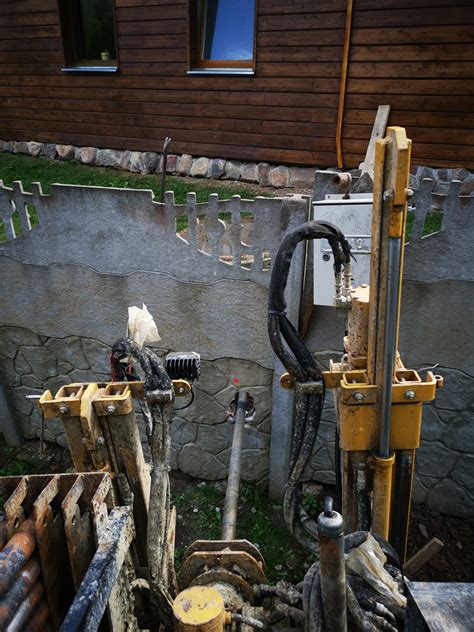 Gręžimo darbai montuojant kablį