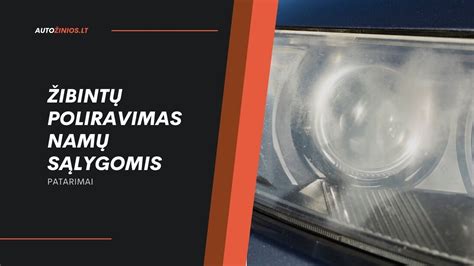 Infografika, vaizduojanti automobilio žibintų poliravimo procesą