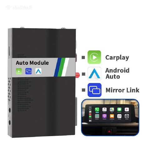 Schema kaip veikia CarPlay ir Android Auto automobilio sistemoje