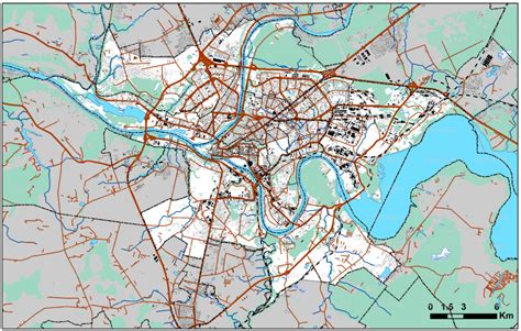 Žemėlapis su Kauno miesto vairavimo mokyklų lokacijomis