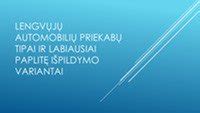 Automobilių priekabų tipai