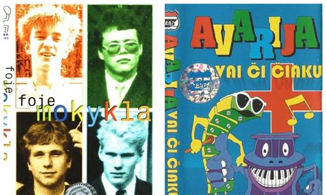 Diskoteka Avarija albumų viršeliai