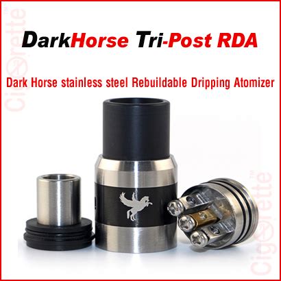 Schematinis Dark Horse RDA dalių pavaizdavimas