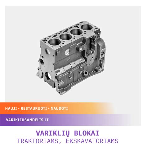 Schematinis traktoriaus variklio pjūvis