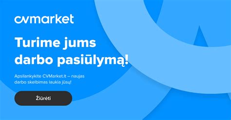 Vairuotojo darbo skelbimai Lietuvoje