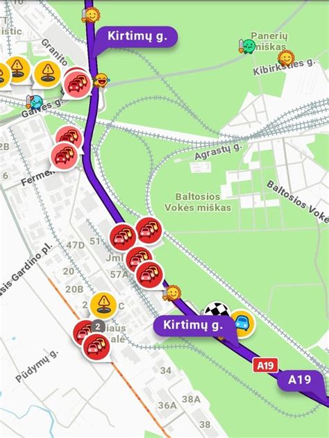 Eismo įvykio schemą Kirtimų gatvėje