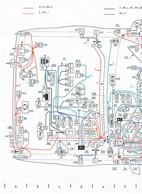 Citroen C5 galinės pakabos schema