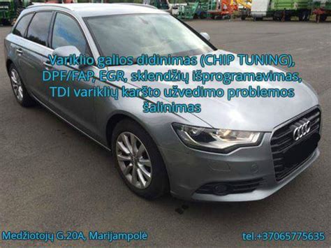 Grafikas rodantis galios ir sukimo momento padidėjimą po chip tuning