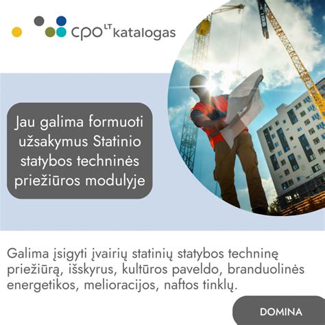 Statinių techninės priežiūros schematinis pavaizdavimas