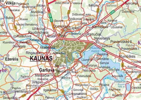 Žemėlapis su parduotuvės lokacija Kaune