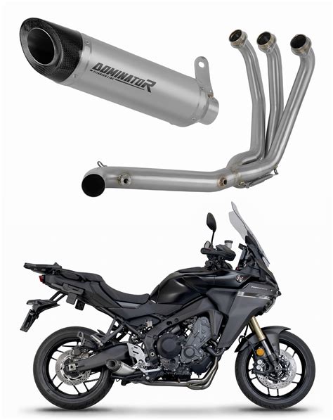 Motociklo pilnos išmetimo sistemos komponentai