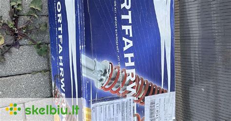 Ford Fiesta su pakeistais priekiniais amortizatoriais