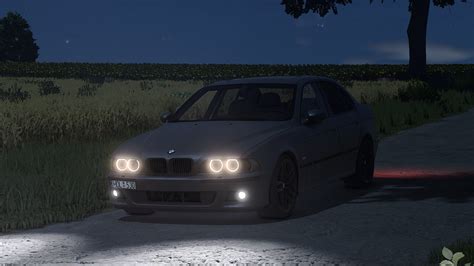 BMW E39 priekinių žibintų schema
