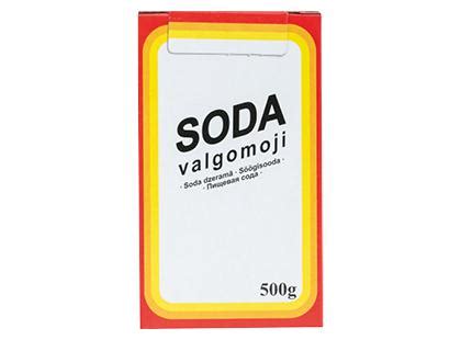 Valgomoji soda ir antifrizas bandymui