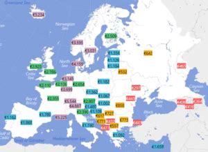 Infografika: Vidutinis vairuotojo atlyginimas Europoje