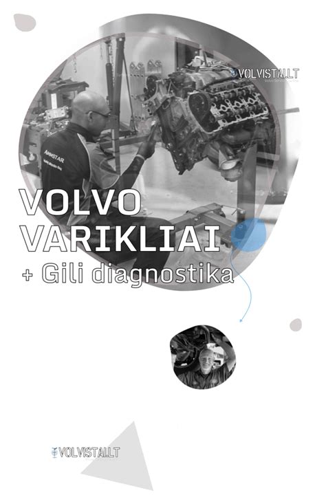 Volvo variklio schema su velenėliais