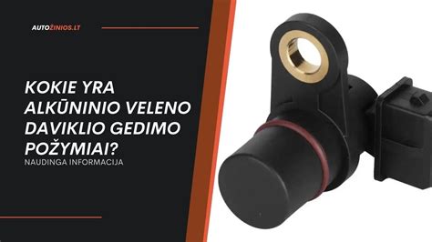 Grafikas, rodantis alkūninio veleno gedimo priežastis