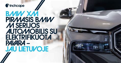 BMW automobilis su užrašu 