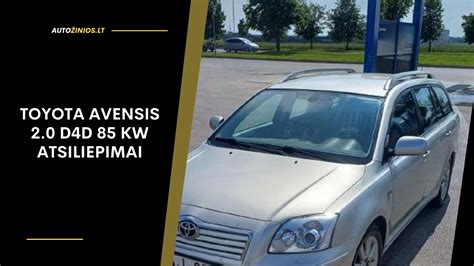 Grafikas: Vidutinės Toyota Avensis kuro sąnaudos pagal variklį
