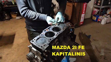 Mazda MPV variklio remontas
