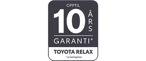 Toyota Relax garantijos logotipas