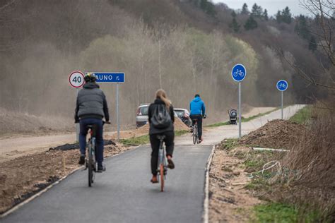 Dviračių takas mieste