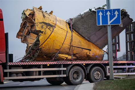 Krovininio lėktuvo nuolaužos Vilniuje