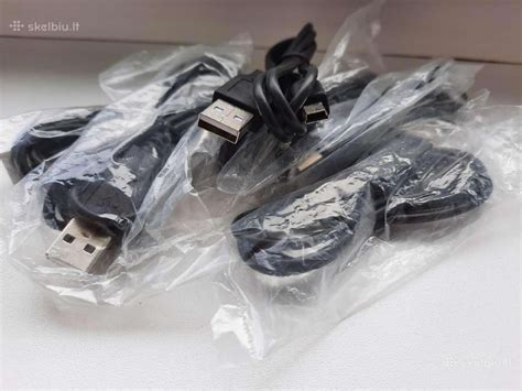 Įvairių tipų USB laidai
