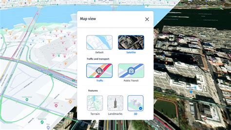 Here WeGo programėlės žemėlapis