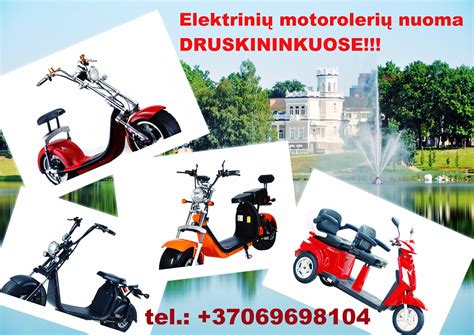 Elektrinių motorolerių tipai