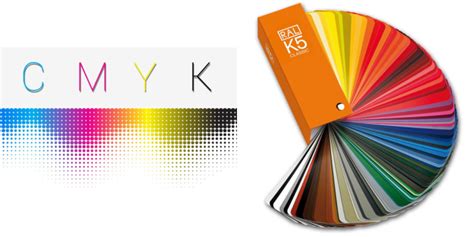 CMYK spalvų lentelė su pavadinimais