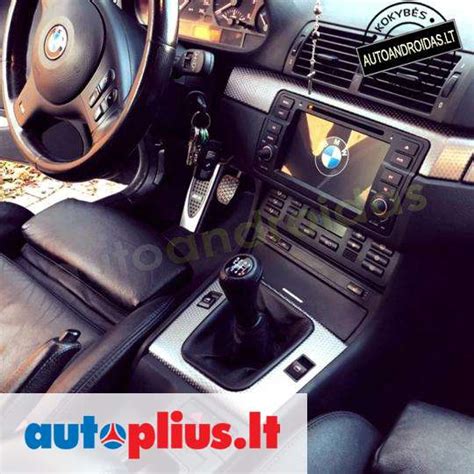BMW E60 multimedijos sistemos su AUX jungtimi nuotrauka