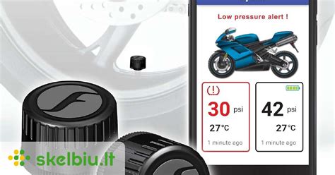 Motociklo padangų būklės patikra