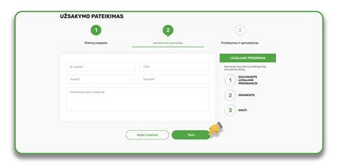 Procesas, kaip pateikti užsakymą ir gauti prekes