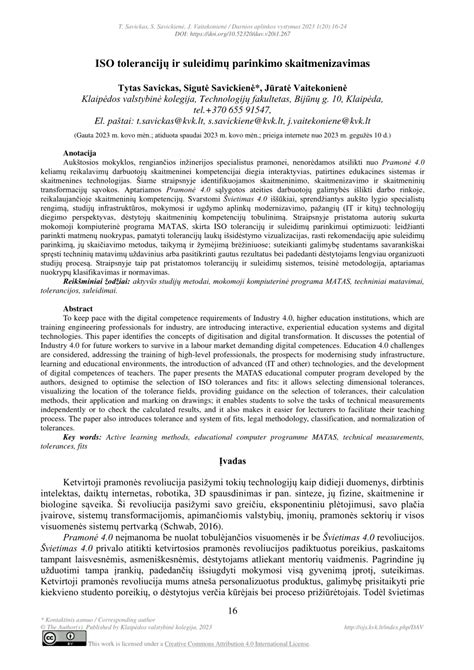 ISO tolerancijų sistema ir suleidimai