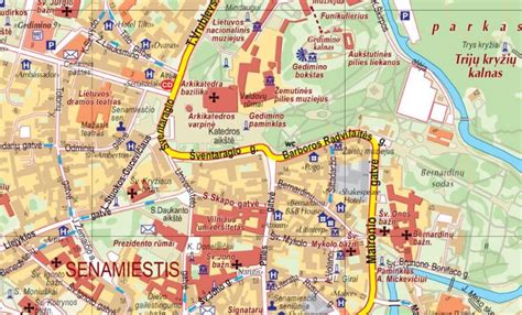 Senovės Vilniaus miesto planas